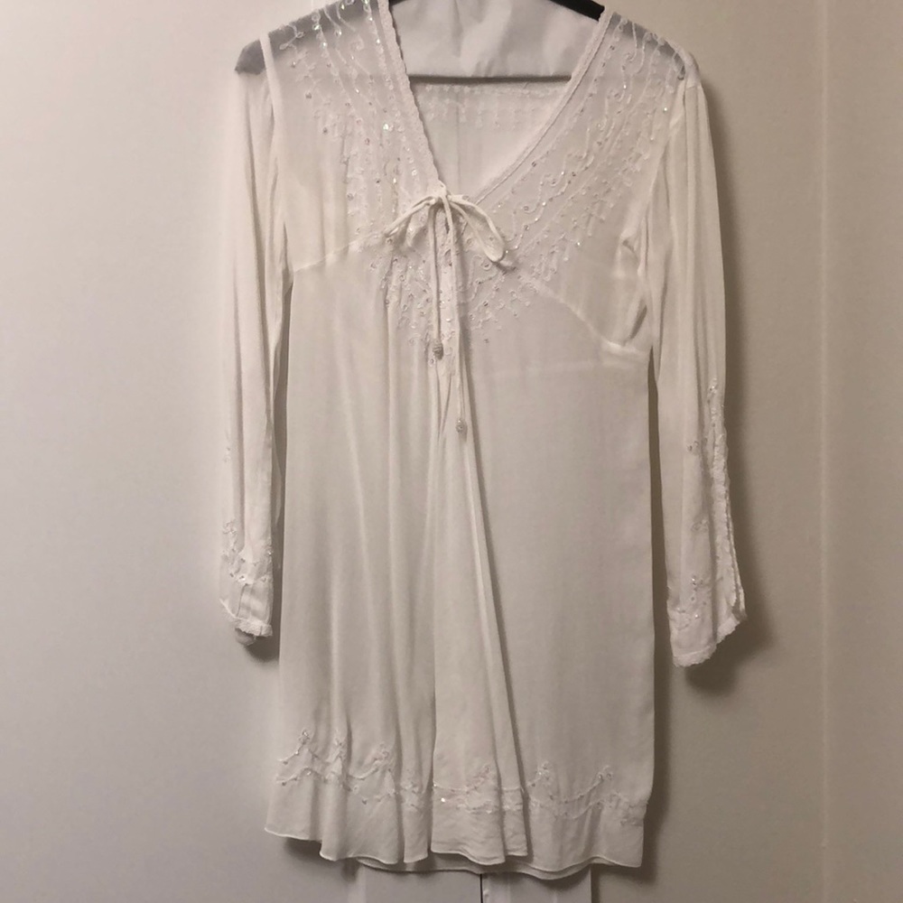 Girls Chach White coverup